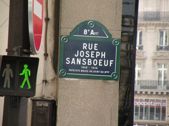  plaque de rue